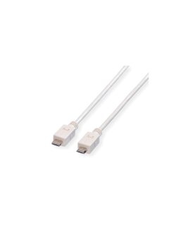 VALUE Kabel USB 2.0, Micro USB A męski - Micro USB B męski, 1,8 m