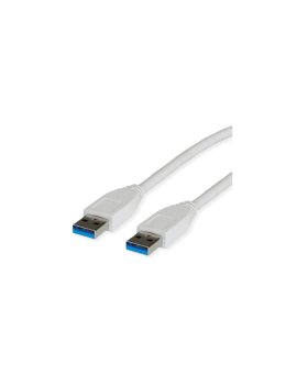 Kabel VALUE USB 3.2 Gen 1, typ A-A, biały, 1,8 m