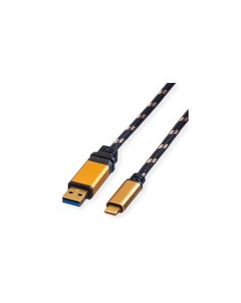 Kabel ROLINE GOLD USB 3.2 Gen 1, A-C, M/M, 1 m