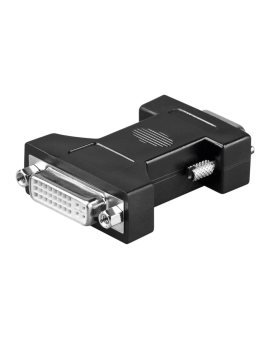 Adapter analogowy DVI/VGA, niklowany - Połączenie typu Gniazdo DVI-I Dual Link (24+5-pinowe)