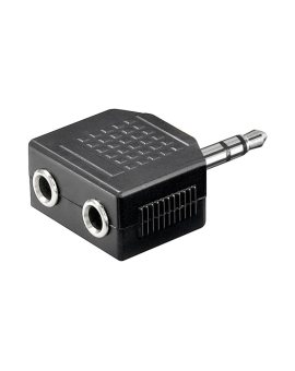 Adapter do słuchawek AUX, złącze jack 3,5 mm 1 na 2 - Połączenie typu Wtyk jack 3,5 mm (3-pinowy, stereo)