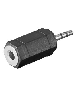 Adapter do słuchawek, wtyk jack AUX 2,5 mm na 3,5 mm - Połączenie typu Wtyk jack 2,5 mm (3-pinowy, stereo)