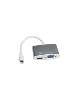 Adapter kablowy ROLINE 4K MiniDP - HDMI/VGA, MiniDP M - HDMI/VGA F, Actief