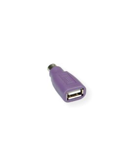 Adapter klawiatury VALUE PS/2 - USB, fioletowy