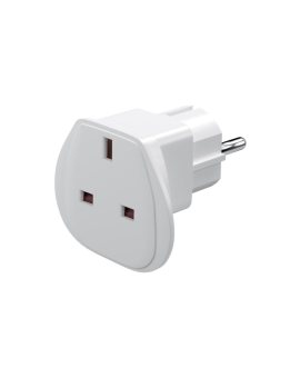 Adapter podróżny UK do UE, biały