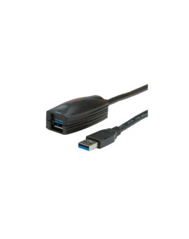 Kabel ROLINE USB 3.2 Gen 1 Active Repeater, czarny, 5 m