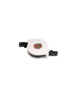 Kabel krosowy ROLINE Cat.5e (klasa D) UTP, z mechanizmem zwijania, czarny, 2 m