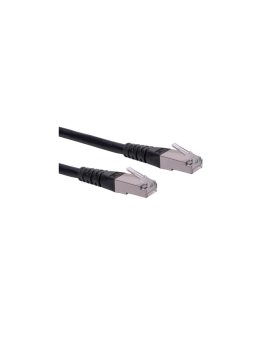 Kabel krosowy ROLINE Cat.6 (klasa E) S/FTP (PiMF), czarny, 0,5 m