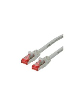 Kabel krosowy ROLINE Cat.6 S/FTP (PiMF), poziom komponentów, LSOH, szary, 10 m
