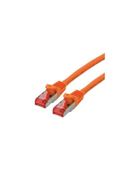 ROLINE S/FTP Patchcord Cat.6 Component Level, LSOH, pomarańczowy, 7.5 m