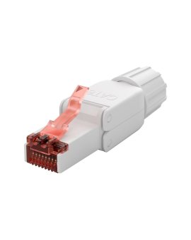 CAT 6 złącze RJ45 do montażu bez użycia narzędzi, niekranowane UTP