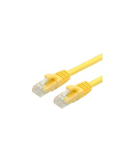 VALUE Kabel krosowy UTP kat. 6 (klasa E), LS0H, żółty, 1,5 m