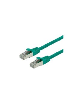 VALUE Kabel krosowy kat. 6 (klasa E) S/FTP (PiMF), LS0H, zielony, 1,5 m