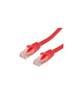 Kabel krosowy VALUE UTP Cat.6 (klasa E), LS0H, czerwony, 0,5 m
