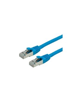 VALUE Kabel krosowy kat. 6 (klasa E) S/FTP (PiMF), LS0H, niebieski, 0,5 m