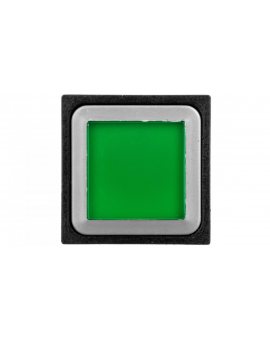 Napęd przycisku podświetlanego kwadratowy płaski zielony Q25LTR-GN 086812