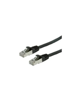 VALUE Kabel krosowy kat. 6 (klasa E) S/FTP (PiMF), LS0H, czarny, 1 m