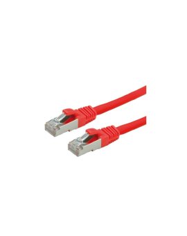 VALUE Patchkabel Cat.6 (Class E) S/FTP (PiMF), LS0H, czerwony, 2 m