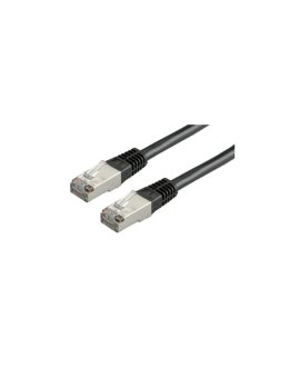 VALUE Kabel krosowy kat. 6 (klasa E) S/FTP (PiMF), czarny, 2 m