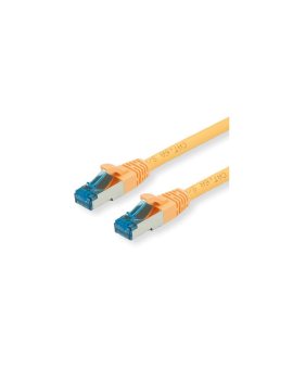 VALUE Kabel krosowy Kat.6A (klasa EA) S/FTP (PiMF), LSOH, żółty, 0,5 m