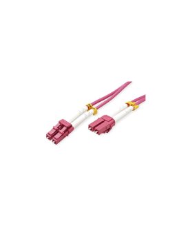 VALUE Kabel F.O. 50/125µm OM4, LC/LC, fioletowy, 2 m