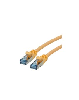 ROLINE Kabel krosowy Cat.6A S/FTP (PiMF), Component Level, LSOH, żółty, 0,3 m