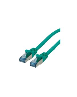 ROLINE Patch Cord Cat.6A S/FTP (PiMF), Component Level, LSOH, zielony, 0,3 m
