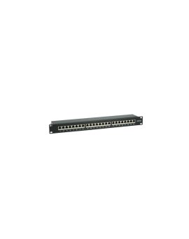 VALUE Cat.6A (Class EA) 19 panel krosowy, 24 porty, STP, czarny