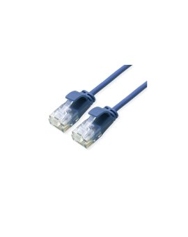 ROLINE UTP Data Center Patch Cord Cat.6A (Class EA), LSOH, bardzo cienki, niebieski, 2 m