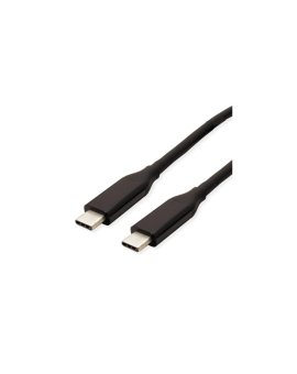 Kabel VALUE USB4 Gen 3, z PD (Power Delivery) 20V5A, Emark, C-C, M/M, 40 Gbit/s, czarny, 0,5 m