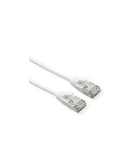 ROLINE F/UTP DataCenter Patchkabel Cat.6A (Class EA), LSOH, extra dun, wit, 3 m