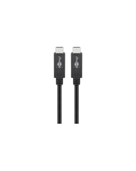 Kabel USB-C™ USB 3.2, 2. generacji, 5A, czarny - Długość kabla 1 m