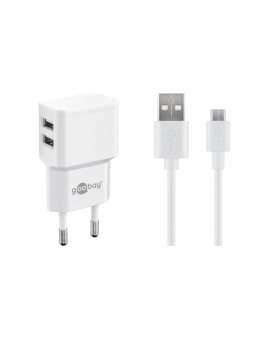 Zestaw do ładowania z dwoma Micro USB 2,4 A