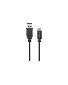 Kabel USB 2.0 USB-C™ na USB-A, czarny - Długość kabla 3 m