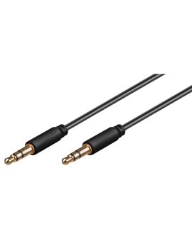Kabel łączący audio AUX, 3, 5 mm stereo 3-pinowy, cienki, CU - Długość kabla 3 m