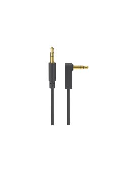 Kabel łączący audio AUX, 3,5 mm stereo 3-pinowy, cienki, CU, kątowy - Długość kabla 1.5 m