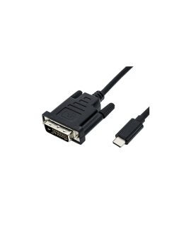 Kabel adaptera ROLINE USB typu C - DVI, M/M, 1 m