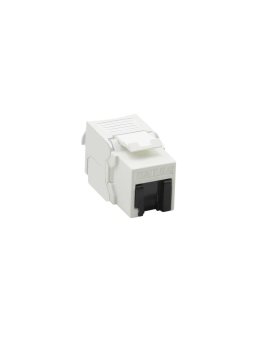 VALUE Cat.6A (Class EA) Keystone, RJ-45, nieekranowany, srebrny, beznarzędziowy, biały