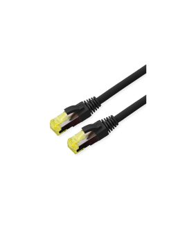 Kabel krosowy ROLINE Outdoor Cat.6A (Class EA) S/FTP (PiMF), elastyczny przewód, LSOH, czarny, 3 m