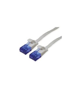 Kabel krosowy UTP VALUE, kat. 6A (klasa EA), bardzo płaski, szary, 2 m