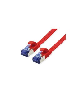 Patchkabel VALUE FTP, Cat.6A (Class EA), extra plat, rood, 1 m