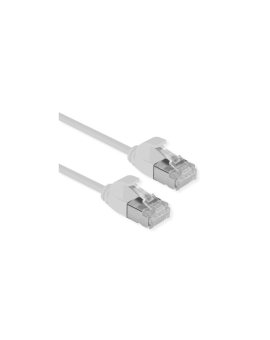 ROLINE F/UTP DataCenter Patch Cord Cat.6A (Class EA), LSOH, bardzo cienki, szary, 2 m