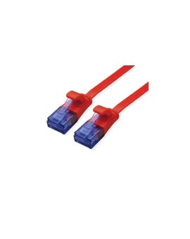 VALUE Patchkabel UTP, Cat.6A (Class EA), extra plat, rood, 2 m