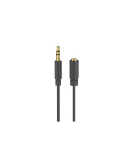 Przedłużacz do słuchawek i audio AUX, 3, 5 mm 3-pinowy, cienki - Długość kabla 0.5 m