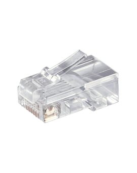 Wtyk Western RJ45 do kabla okrągłego, 8-pinowy - Połączenie typu Wtyk RJ45 (8P8C)