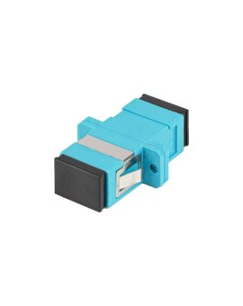 Adapter światłowodowy FO MM simplex SC/UPC-SC/UPC aqua OM3 LANBERG