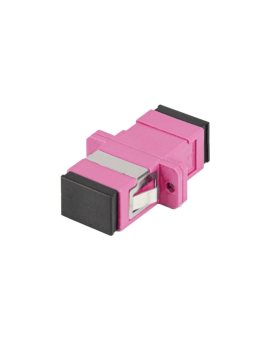 Adapter światłowodowy FO MM simplex SC/UPC-SC/UPC purple OM4 LANBERG