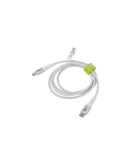 GOOBAY-70193 Kabel USB 2.0 USB C wtyk, z obu stron 1m biały 0, 48Gbps 60W