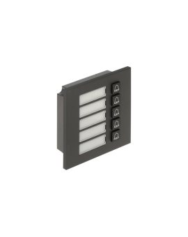 Moduł: 5 przycisk, anodyzowany panel z aluminium, IP65, IK07, przeznaczony dla serii VTO4202F-X, czarny, DAHUA