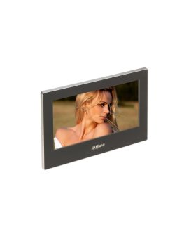 Monitor wideodomofonowy kolorowy, PoE, bezsłuchawkowy 7 TFT, 1024x600, kolor czarny,WiFi, DAHUA